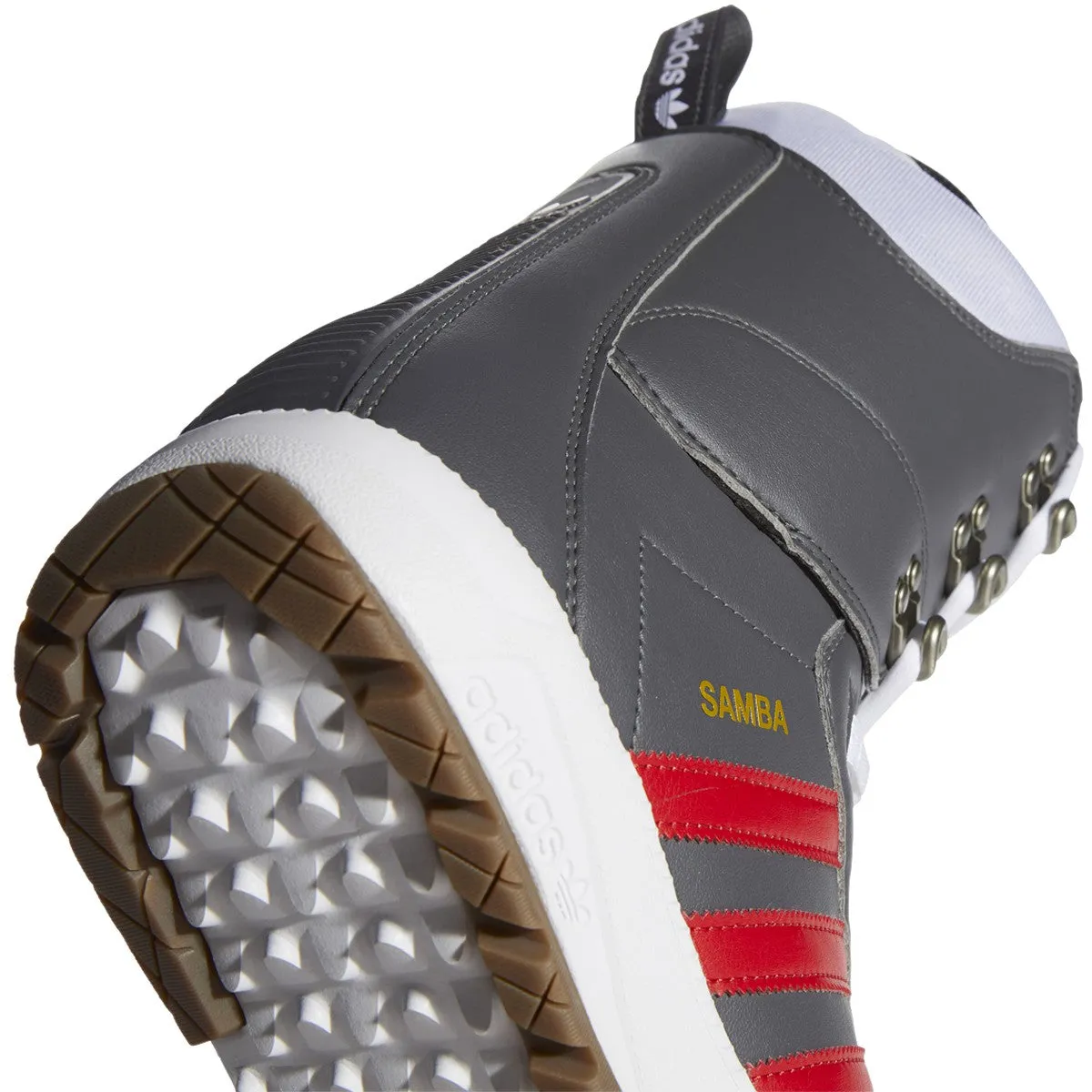 Adidas Samba ADV 2021 Snowboard Boots - Grey/Scarlet