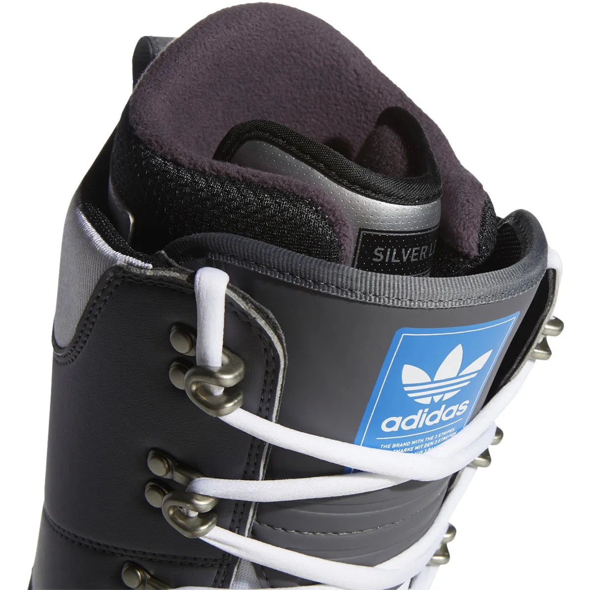Adidas Samba ADV 2021 Snowboard Boots - Grey/Scarlet