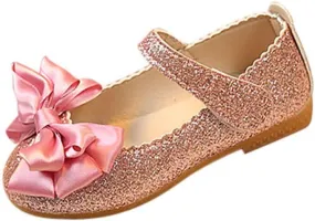 Baby Shoes Size 8 Bowknot Fashion Dance Single Shoes Children Princess Girl Nubuck Leather Shoe Toddler Size 6