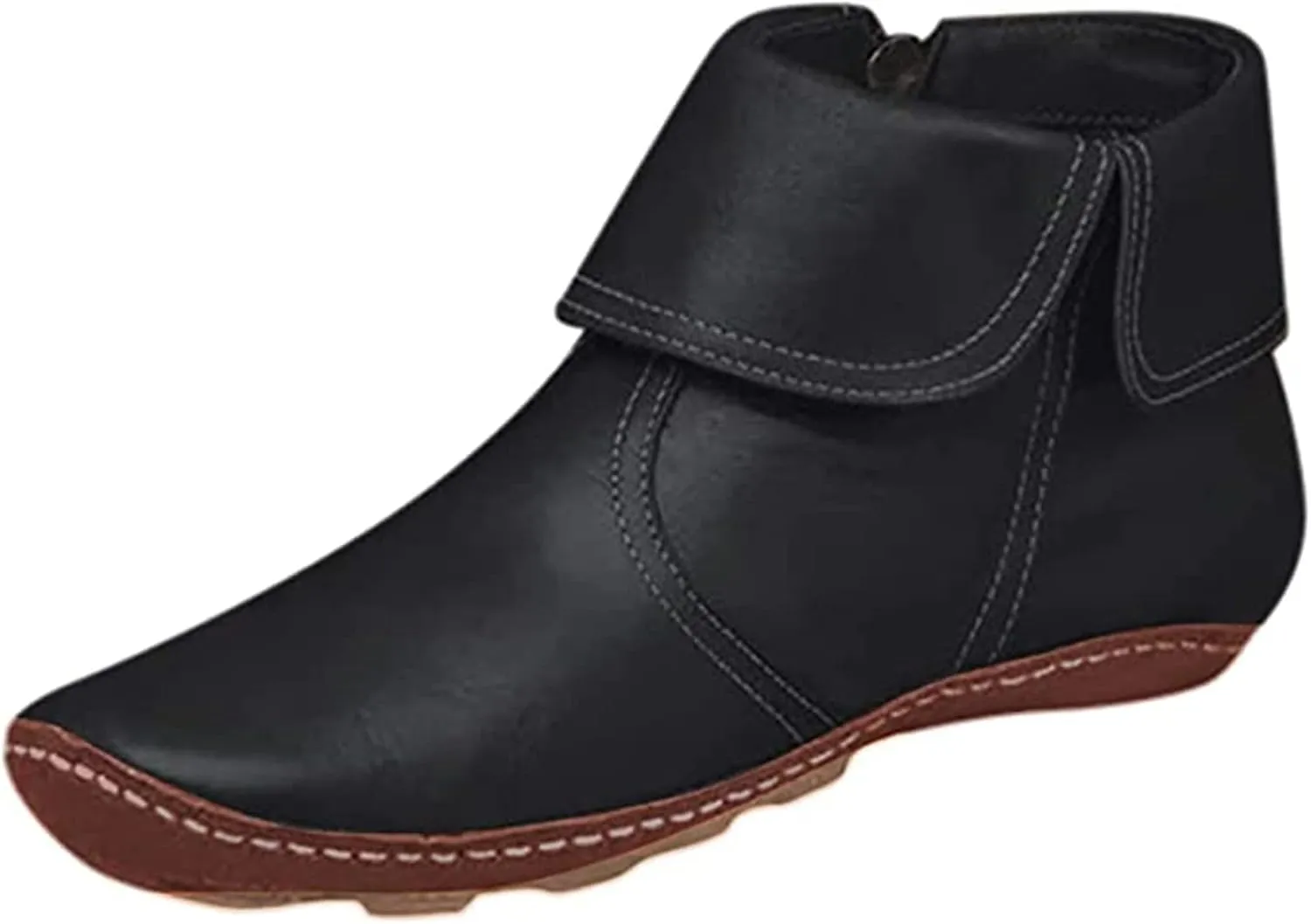 Boots For Women Ankle Booties Walking Fashion Combat Boots Cowboy Cowgirl Western Short Booties High Top Winter Shoes
