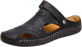 Casual Shoes Breathable Sandals Men's Leather Summer Outdoor Beach Men's sandals Knee Sandals for Men