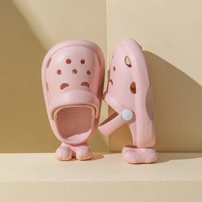 Cave Hole Baby or Kids Beach Sandals, Summer Clogs