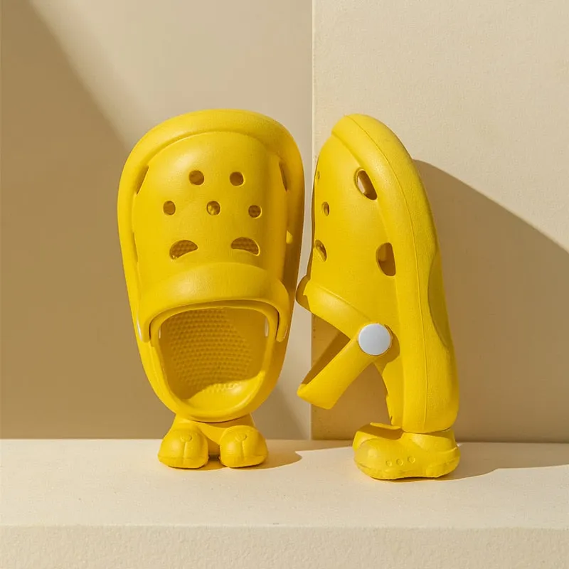 Cave Hole Baby or Kids Beach Sandals, Summer Clogs