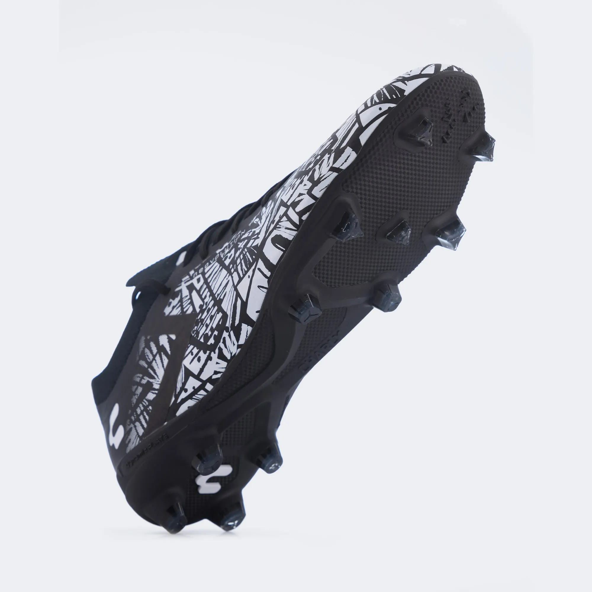 Charly Neovolution PFX Soccer Cleats - Black/White