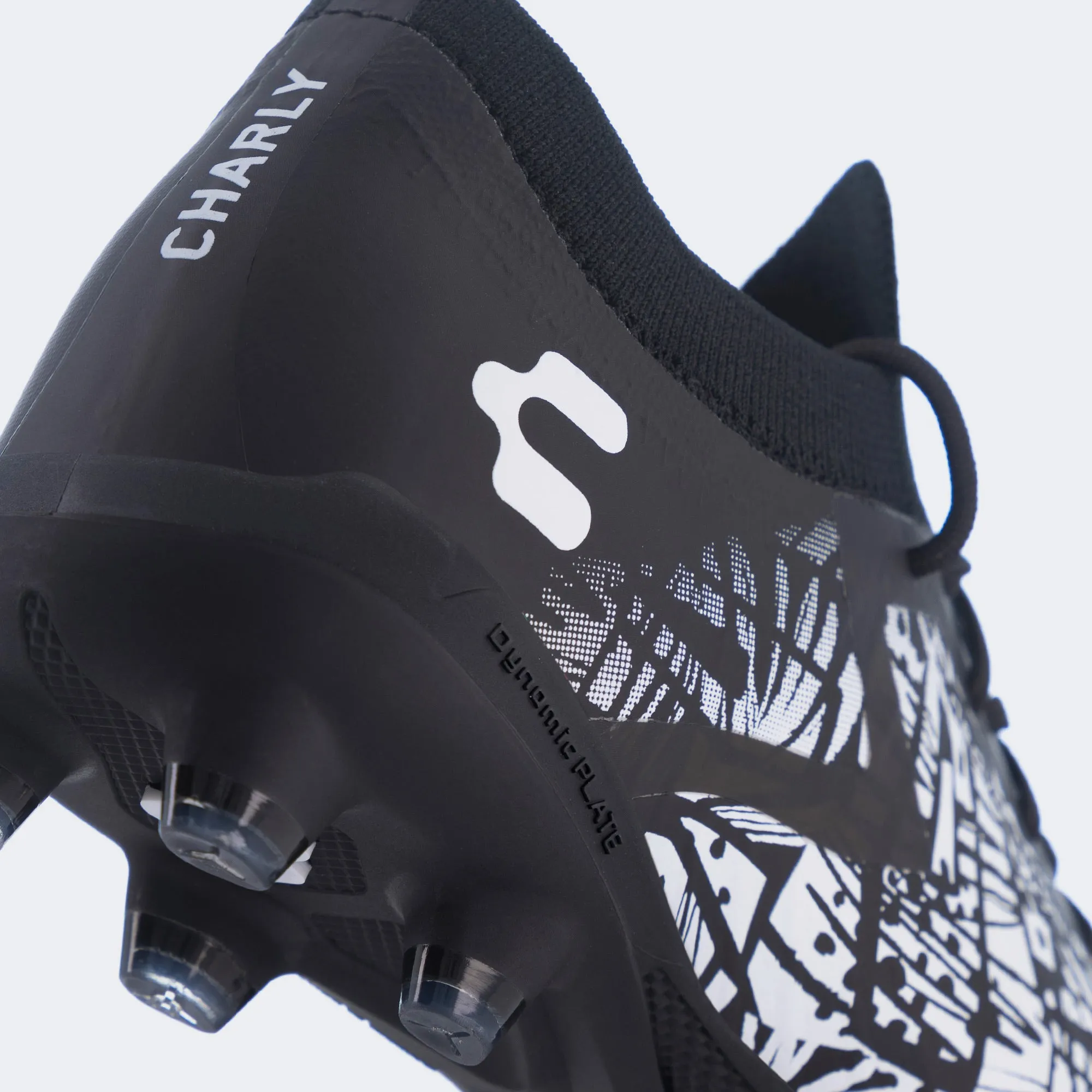 Charly Neovolution PFX Soccer Cleats - Black/White