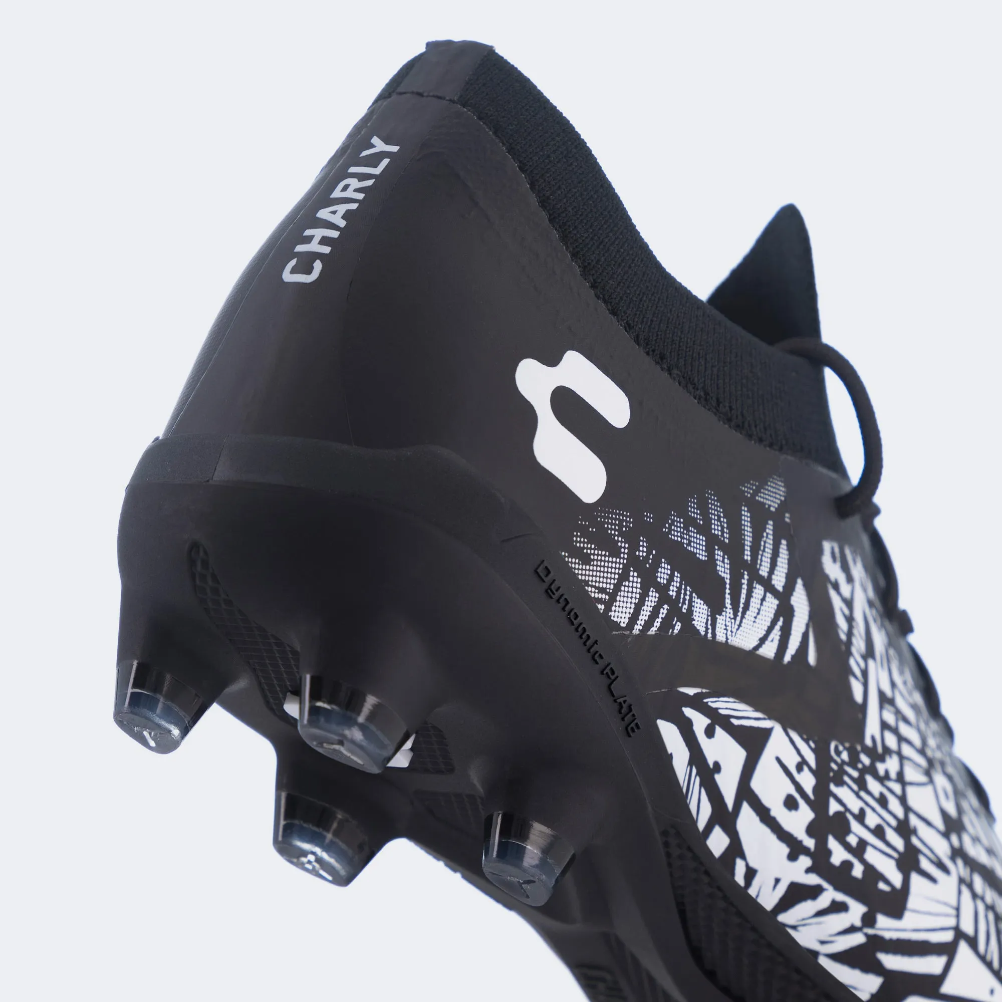 Charly Neovolution PFX Soccer Cleats - Black/White