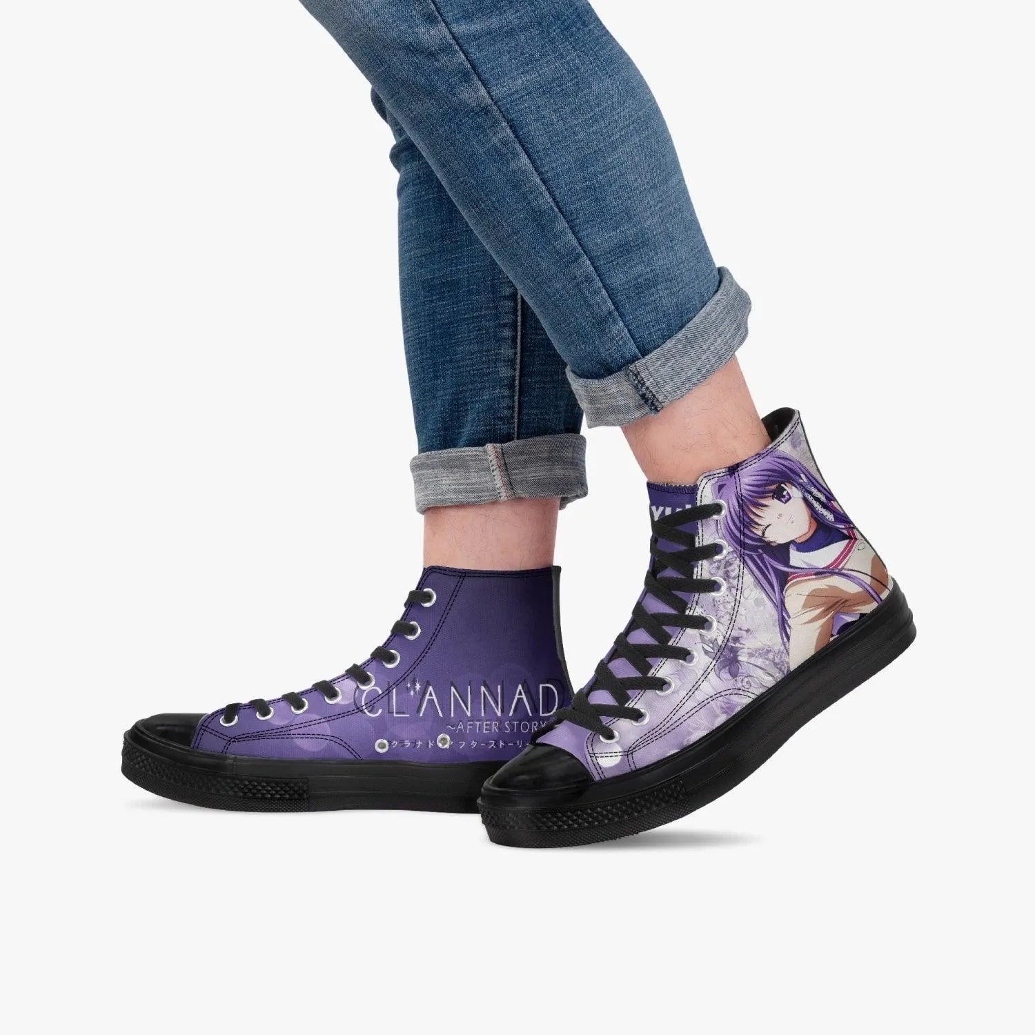Clannad Kyou Fujibayashi A-Star High Anime Shoes