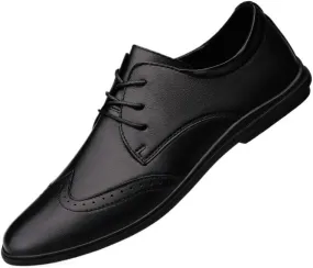 Classic Men's Leather Dress Shoes Men Fashion Comfort Business Oxfords Shoes All-Day Comfort Fashion Sneakers