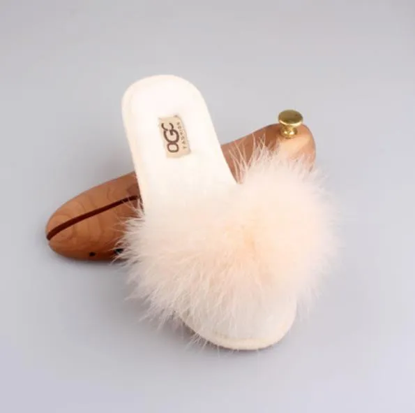 Cotton Plush Slippers Women Slippers