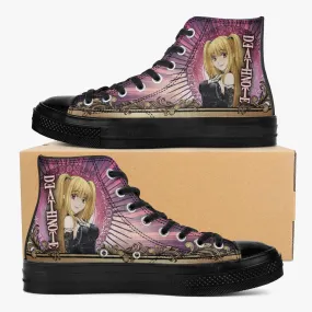 Death Note Misa Pink A-Star High Anime Shoes