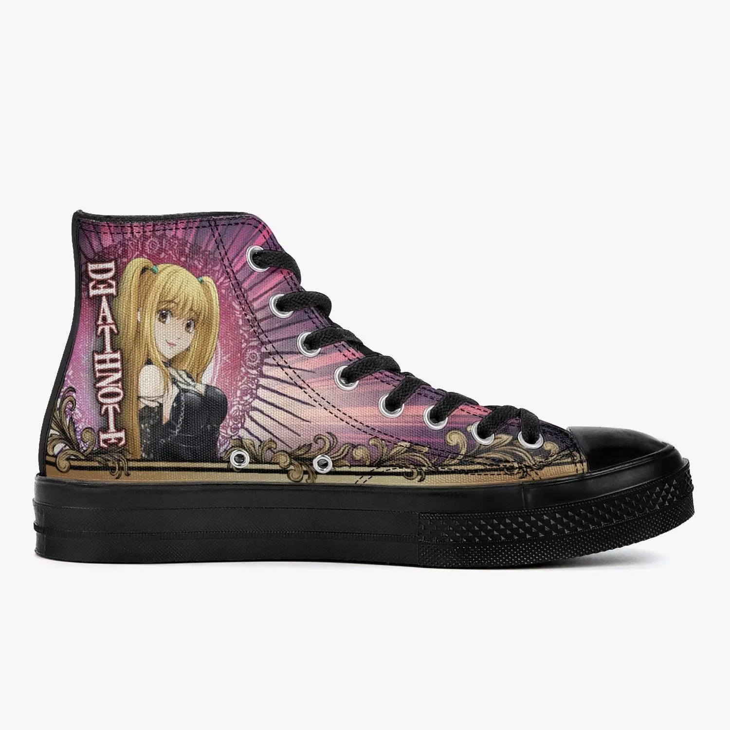 Death Note Misa Pink A-Star High Anime Shoes
