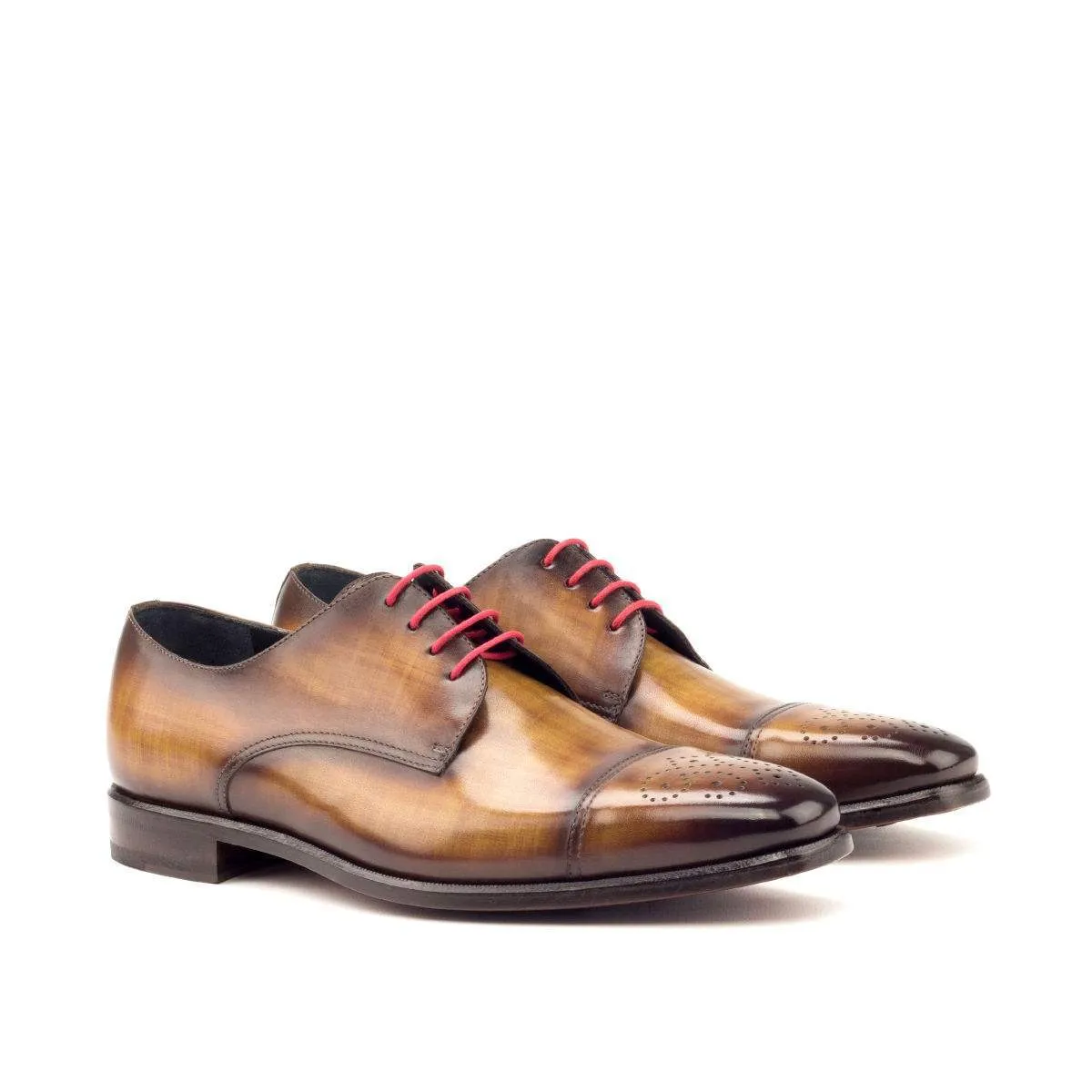 Derby-Patina, Dark Brown, Brown-Wholesale