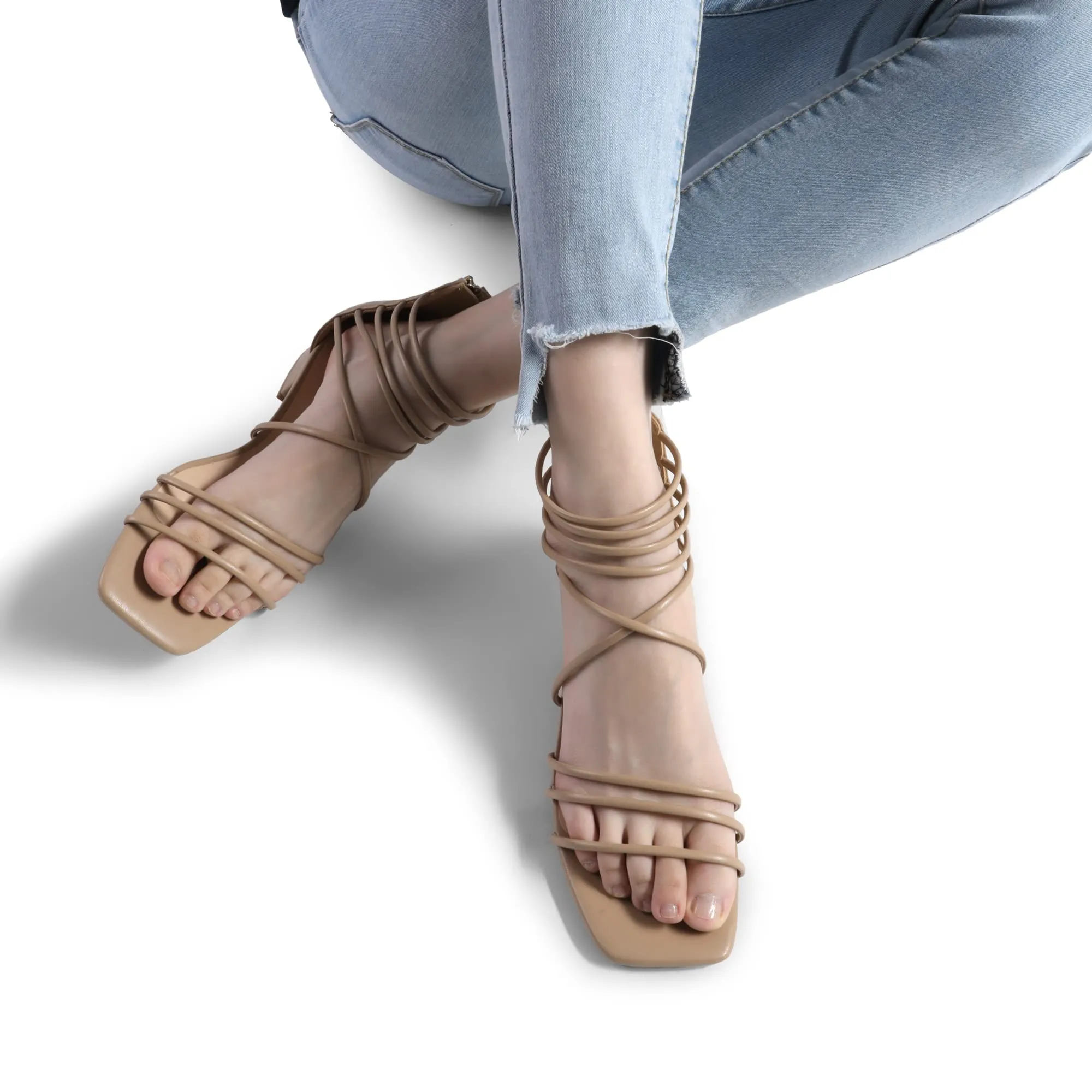 Dream Pairs Summer Dressy Flat Girls Comfortable Gladiator Stappy Low Heel Sandals Shoes
