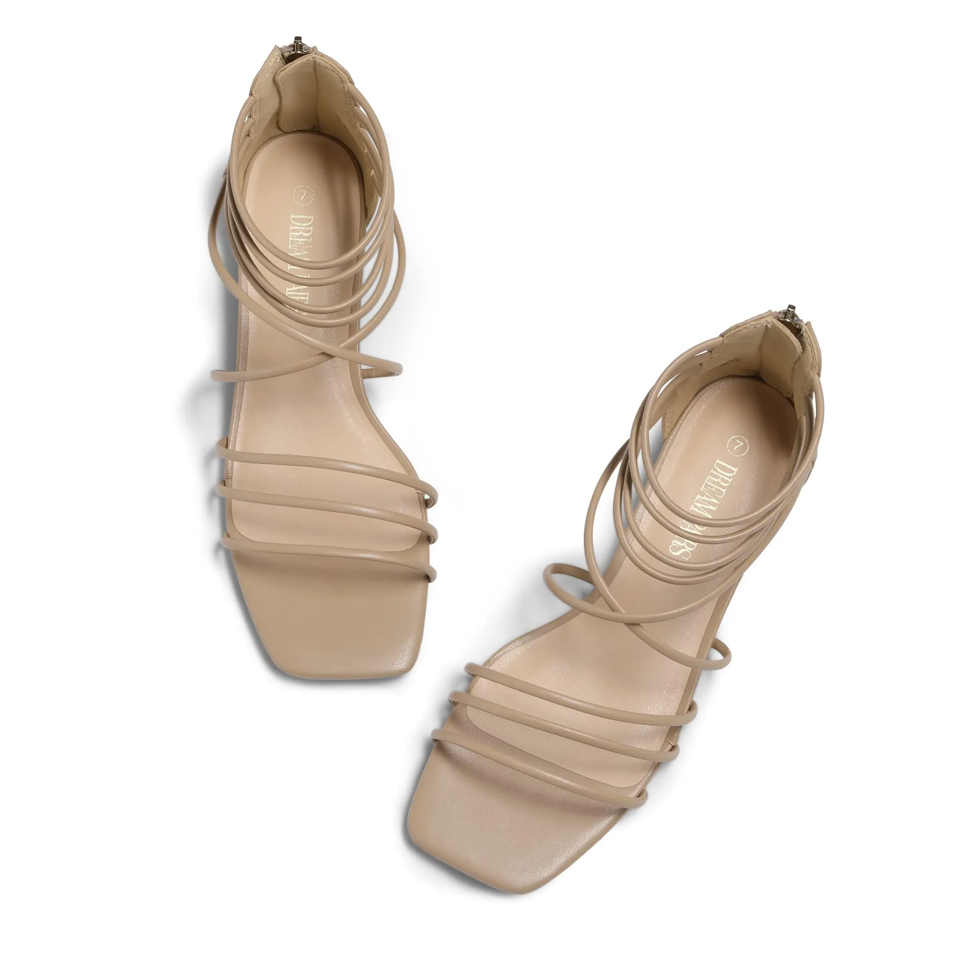 Dream Pairs Summer Dressy Flat Girls Comfortable Gladiator Stappy Low Heel Sandals Shoes