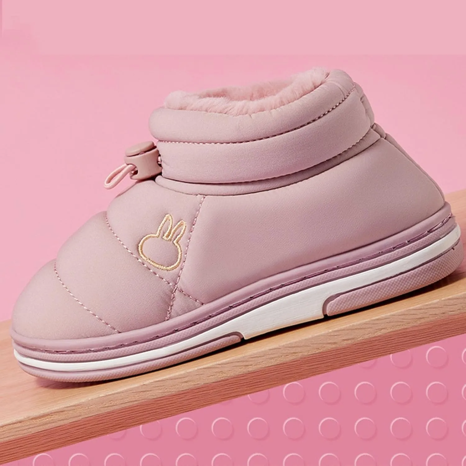 Fashion Winter Toddler Baby Boots Cozy Fleece Warm Ankle Boots Flat Bottom Non Slip Round Toe Girls Fringe Boots 13