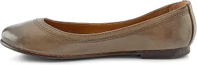 Frye Carson Ballet Flats for Women Featuring Premium Tumbled Leather with Leather Lining and Leather Outsole  3/8" Heel
