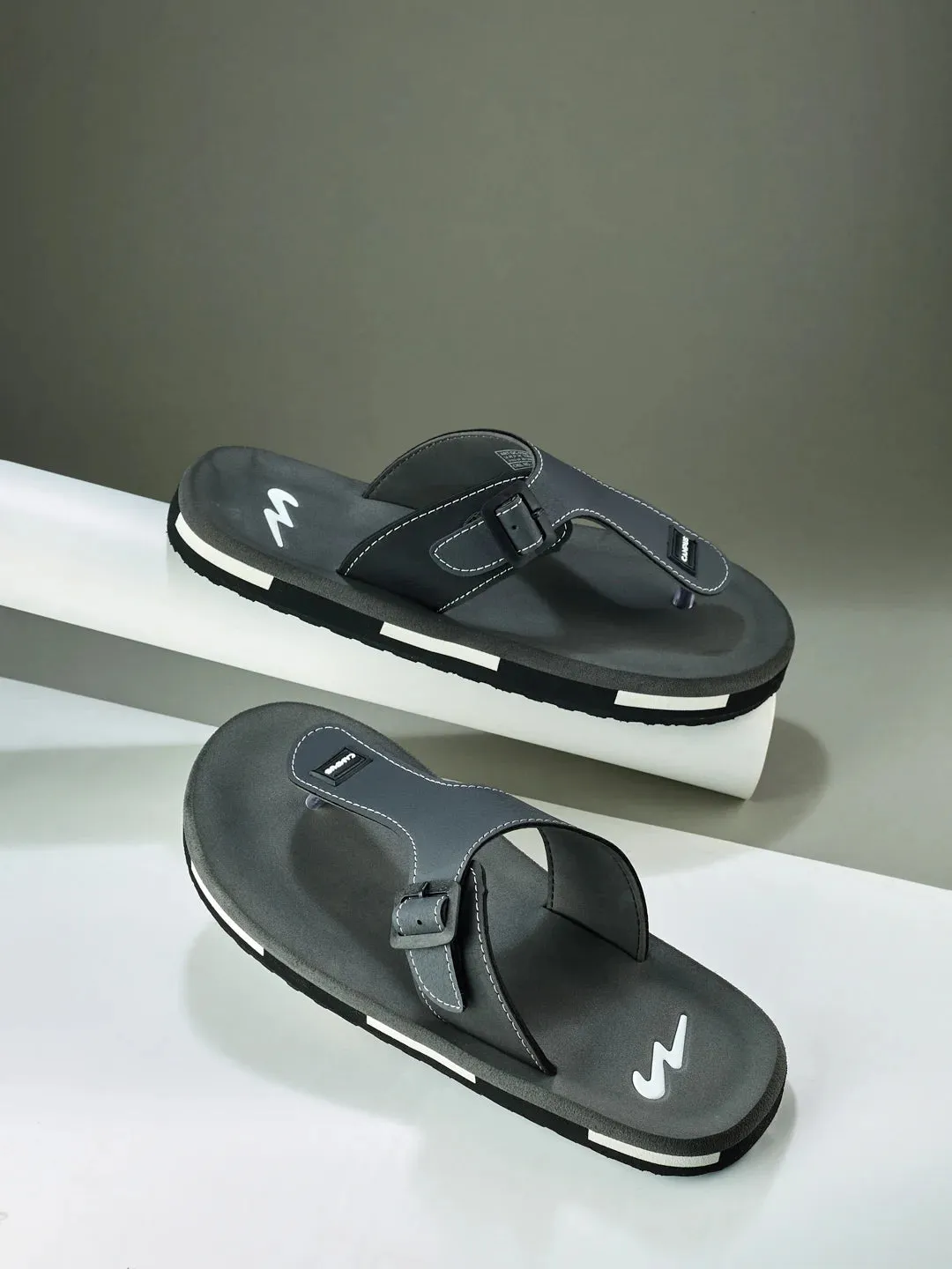 GC-1084 Grey Men's Flip Flops