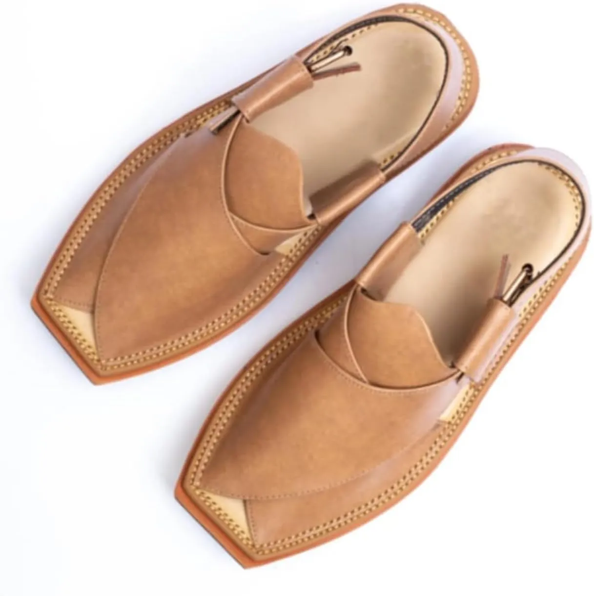Genuine Leather Cowhide Leather Shoes Men Sandals