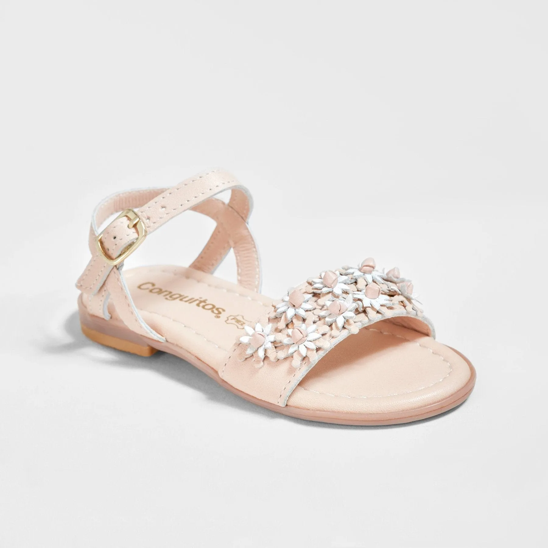 Girl's Makeup Pink Flowers Sandals