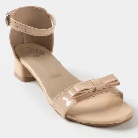 Girls Sandal Heels 456-4 - BEIGE