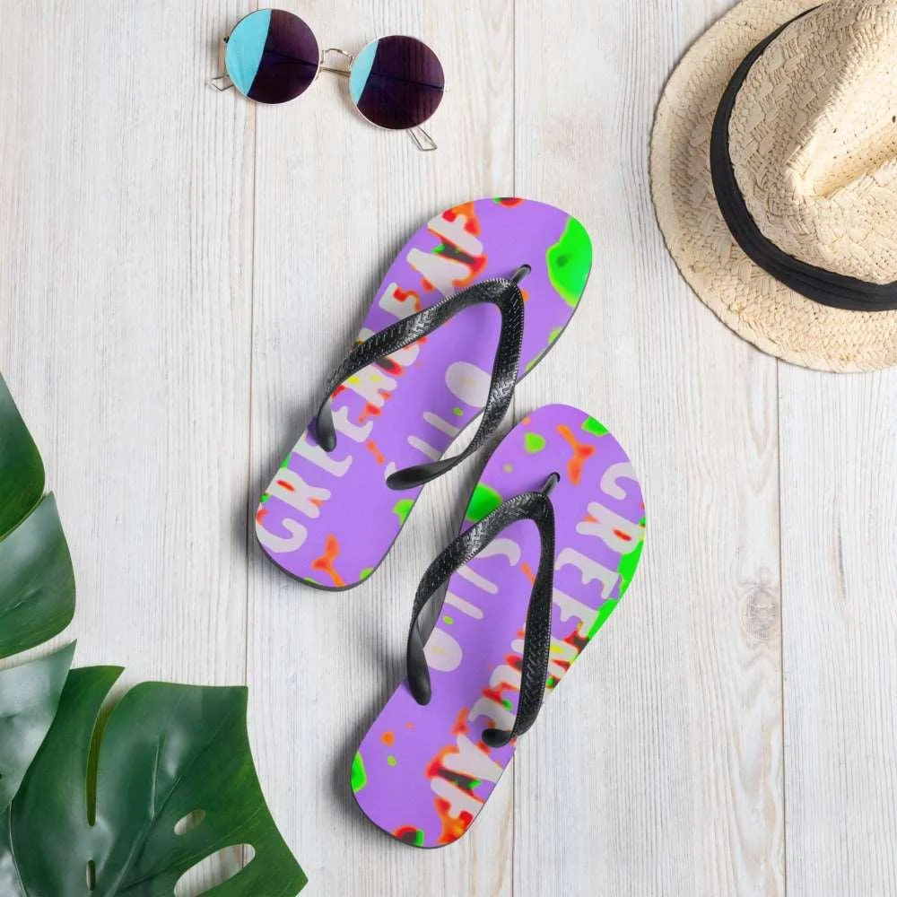 GreenLeaf Silo Flip-Flops / GLS Band Tongs / Psychedelic Rock Spotify Artist