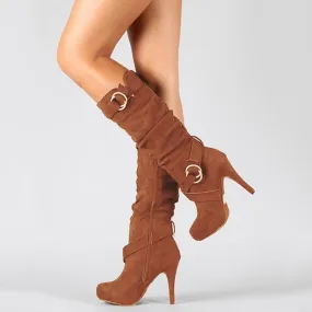 High-heeled Knee boots