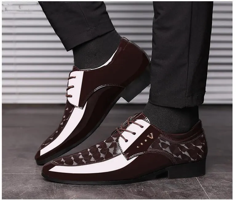 Howell Italian Patent Leather Oxford Shoes
