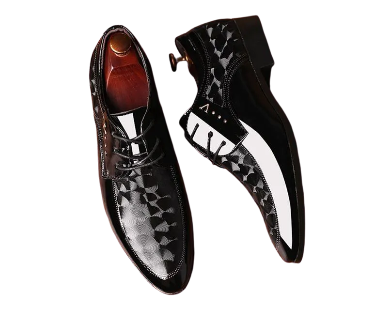 Howell Italian Patent Leather Oxford Shoes