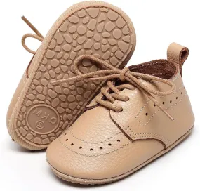 Infant Baby Boys Girls Leather Loafers Comfort Oxford Dress Wedding Shoes First Walker Outdoor Shoes Crib Shoes