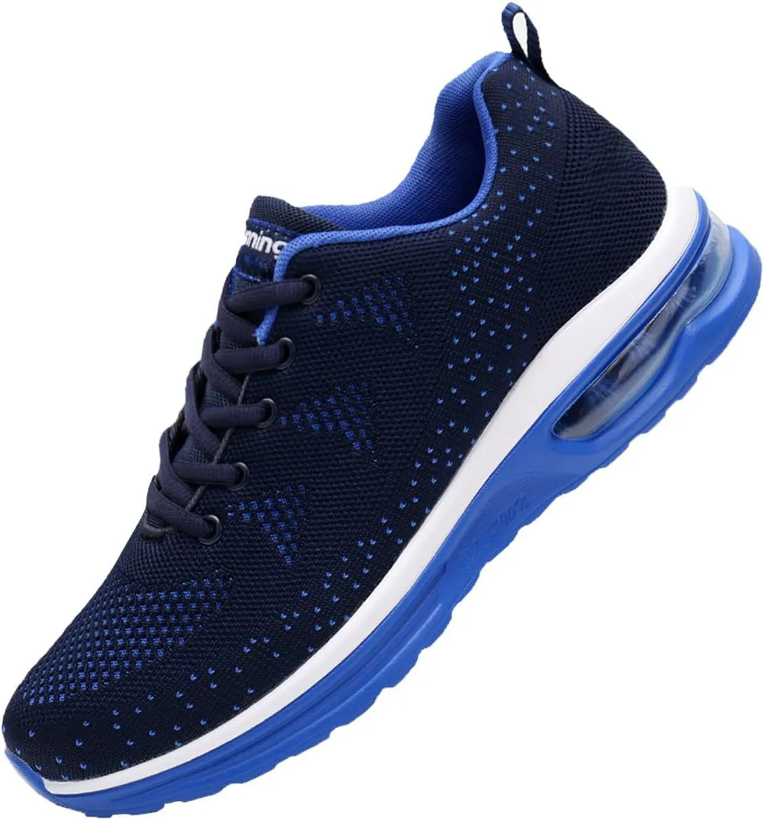 JARLIF Men's Lightweight Athletic Running Shoes Breathable Sport Fitness Gym Jogging Sneakers (Size 6.5-12.5)