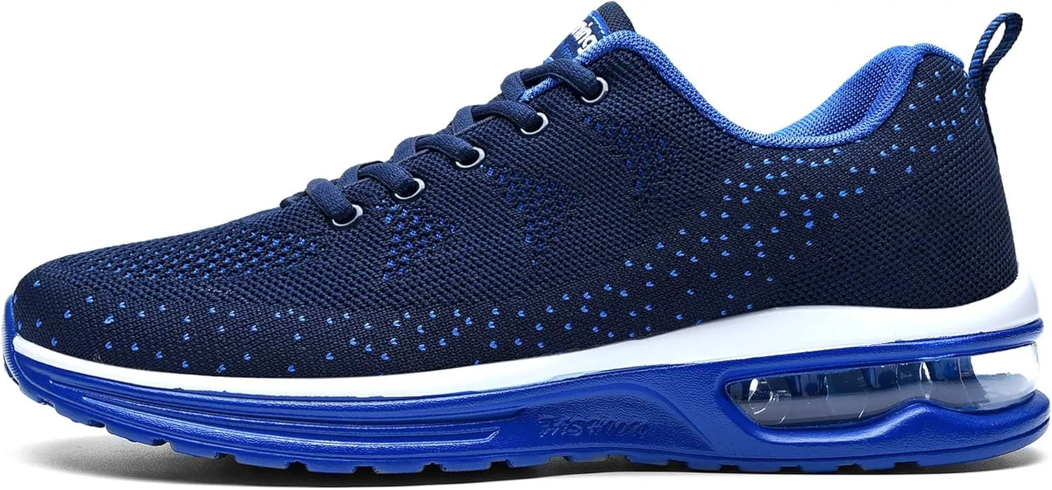 JARLIF Men's Lightweight Athletic Running Shoes Breathable Sport Fitness Gym Jogging Sneakers (Size 6.5-12.5)