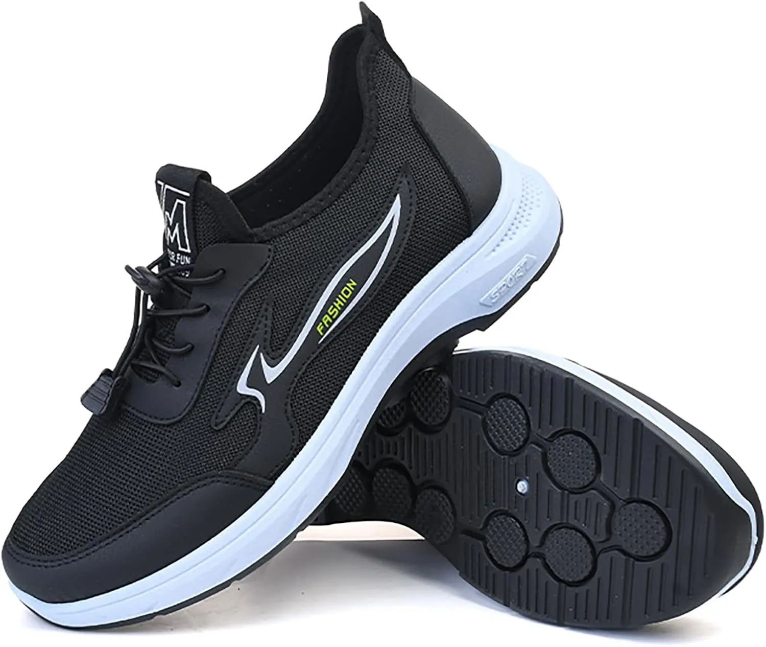 Jogging Walking Sneakers for Men Breathable Casual Comfortable Walking Sneaker Men's Arch Support Insole Shoes