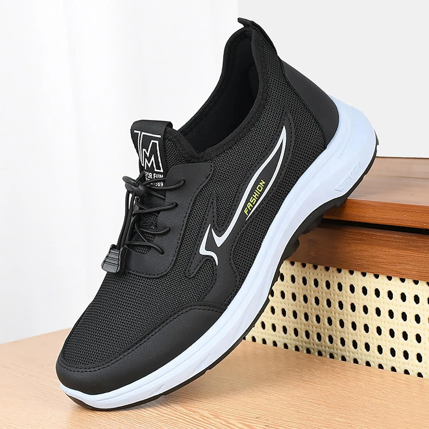 Jogging Walking Sneakers for Men Breathable Casual Comfortable Walking Sneaker Men's Arch Support Insole Shoes
