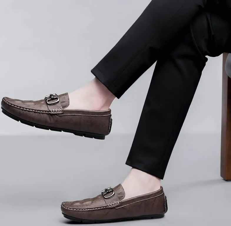 Men's Casual Business Oxford Derby Leather Shoes Walking Office Loafers Work Flats Shoes for Men