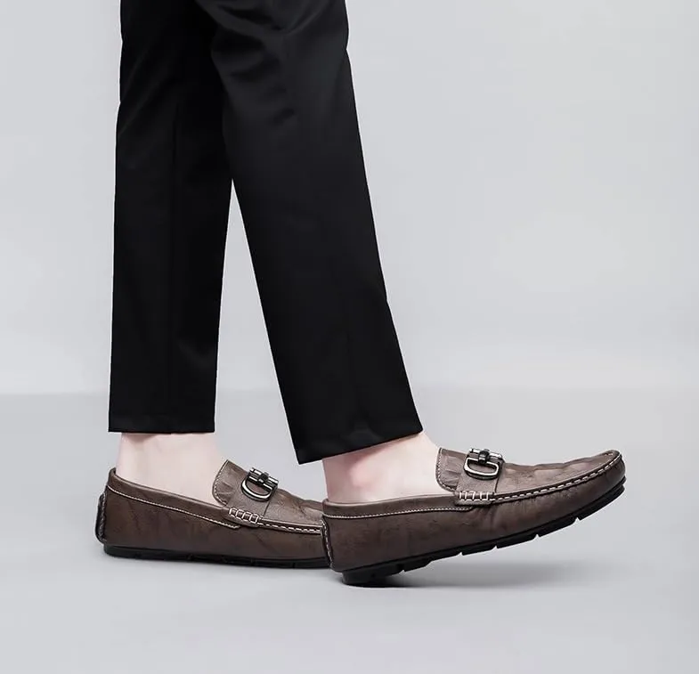 Men's Casual Business Oxford Derby Leather Shoes Walking Office Loafers Work Flats Shoes for Men