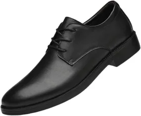 Men's Dress Shoes Summer Fashion Leather Men Oxfords Shoes Classic Lace Up Business Tuxedo Shoes