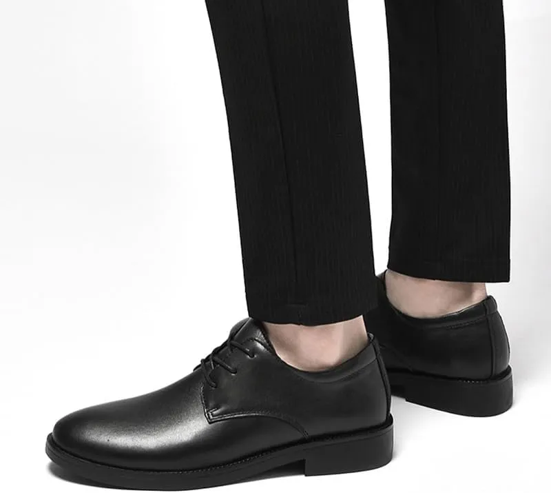 Men's Dress Shoes Summer Fashion Leather Men Oxfords Shoes Classic Lace Up Business Tuxedo Shoes