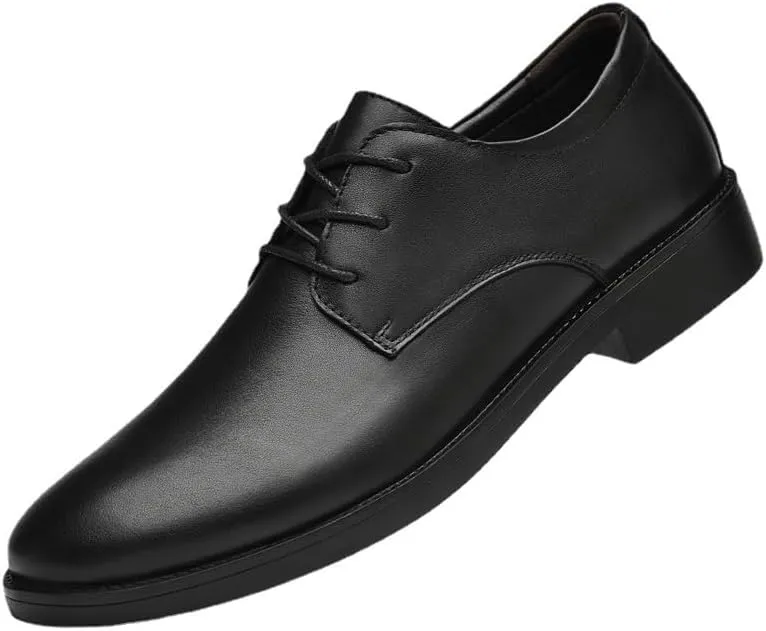 Men's Dress Shoes Summer Fashion Leather Men Oxfords Shoes Classic Lace Up Business Tuxedo Shoes