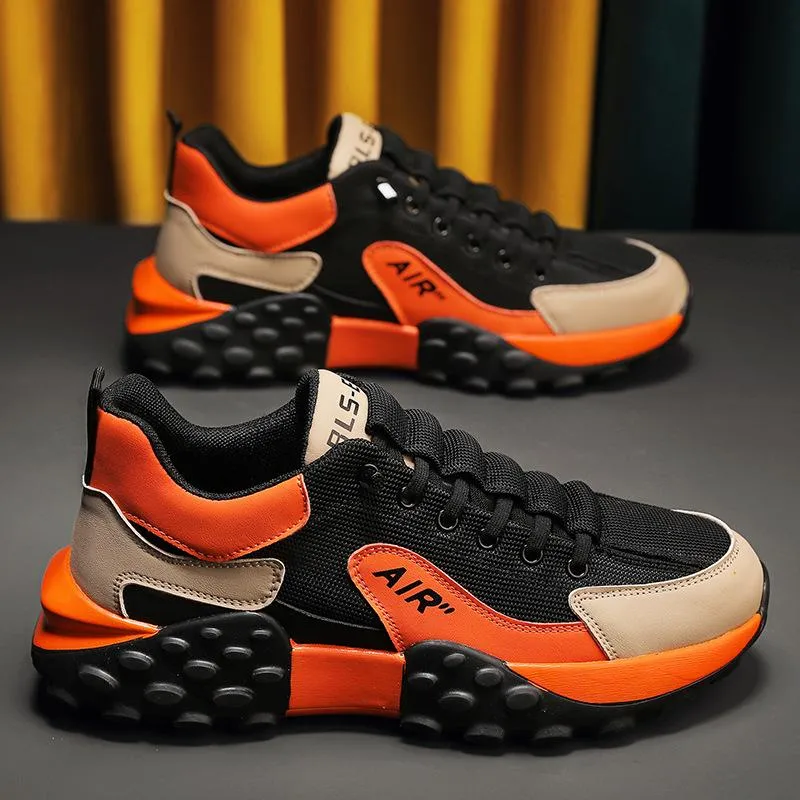 Men's Mesh Breathable Casual Thick-soled Height Increasing Shoes