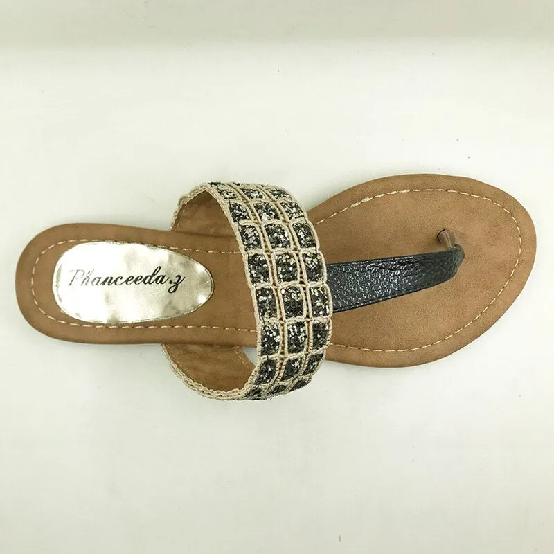 PHANCEEDA Z Beach Flip Flops