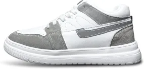 Recyphi Men's Invisible Height Increasing Shoes Height Lifting Elevator Leather Shoes Fashion Sneakers 2.4"
