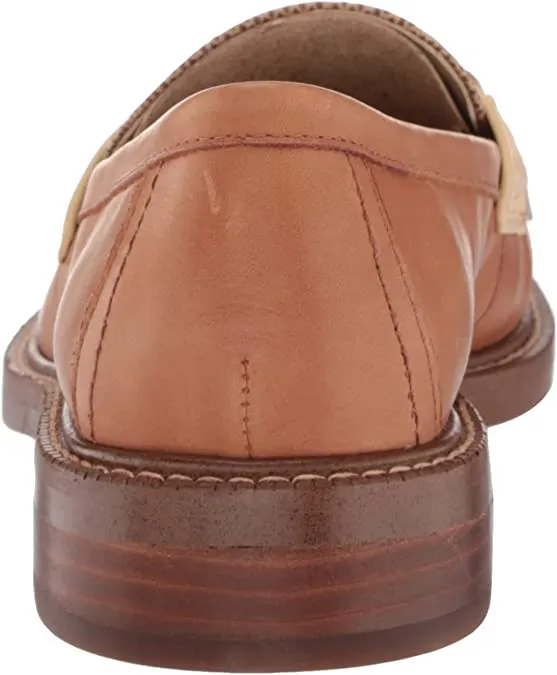 Sam Edelman Cammi Light Cuio Brown/Chai Cream/Eggshell Almond Toe Slip On Loafer