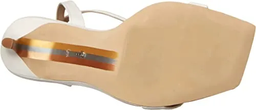 Sam Edelman Orchid White Ankle Strap Open Toe Stiletto High Heel Sandals