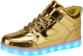 SANYES USB Charging Light Up Shoes Sports LED Shoes Dancing Sneakers