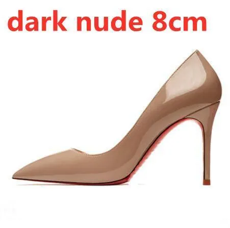 SEXEMARA Classic Patent Leather Multi Choice Heel Stiletto Shoes