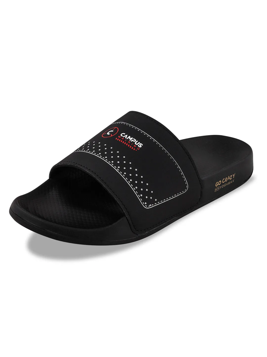 SL-436 Black Men's Slides