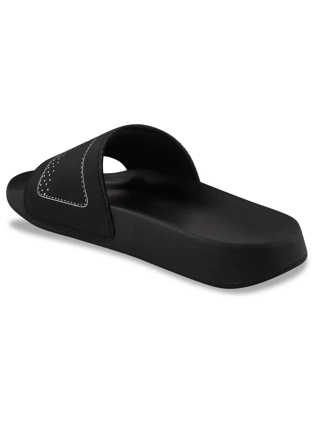 SL-436 Black Men's Slides