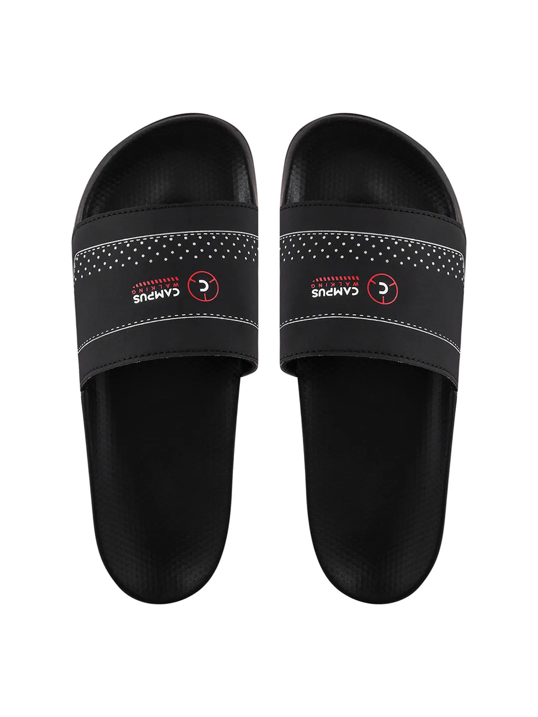SL-436 Black Men's Slides