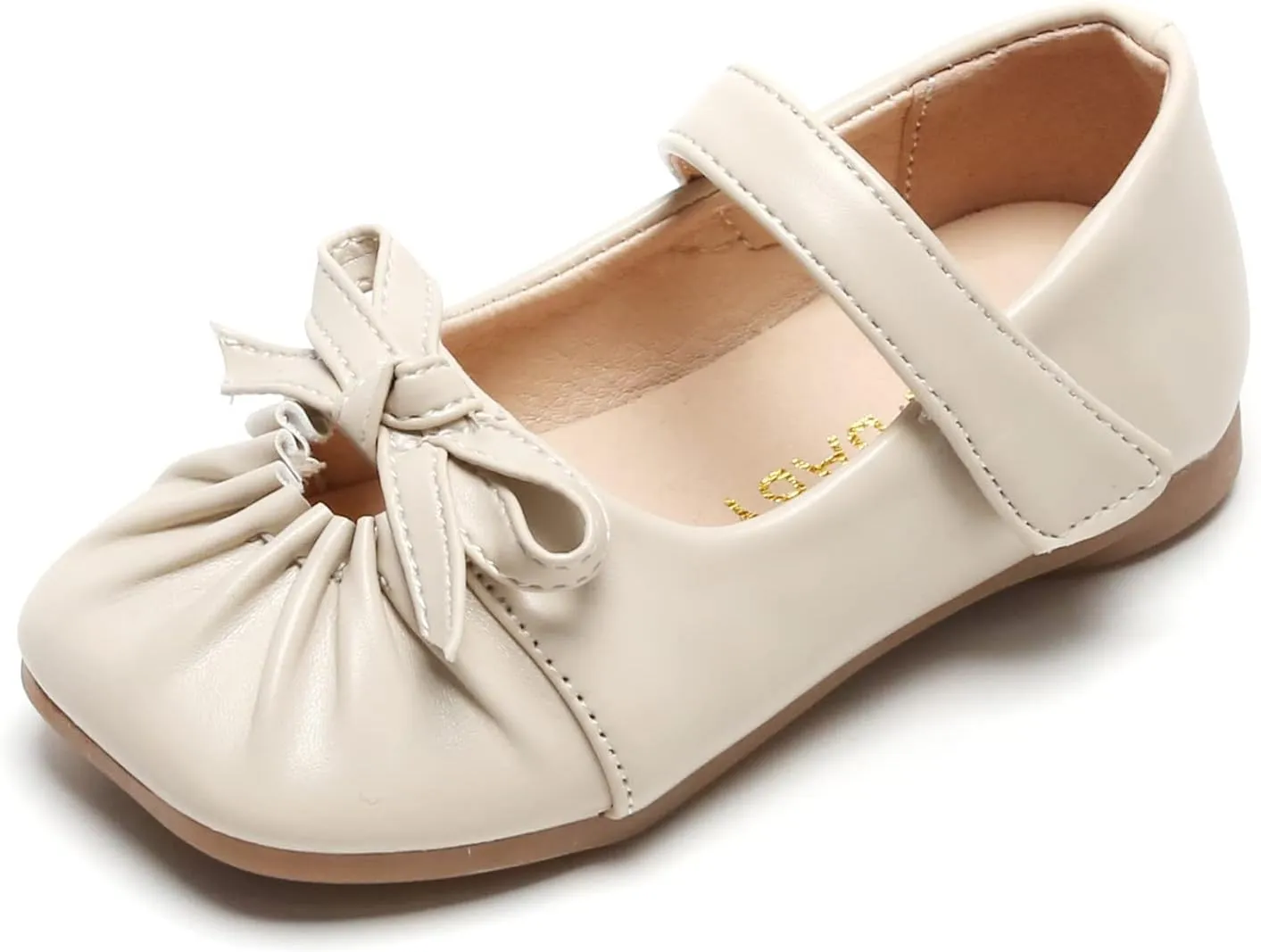 Toddler Sandals Leather Girls Shoes Flats Shoes Toddler Kids Baby Party School 1-6Y Dress Adjustable Slides