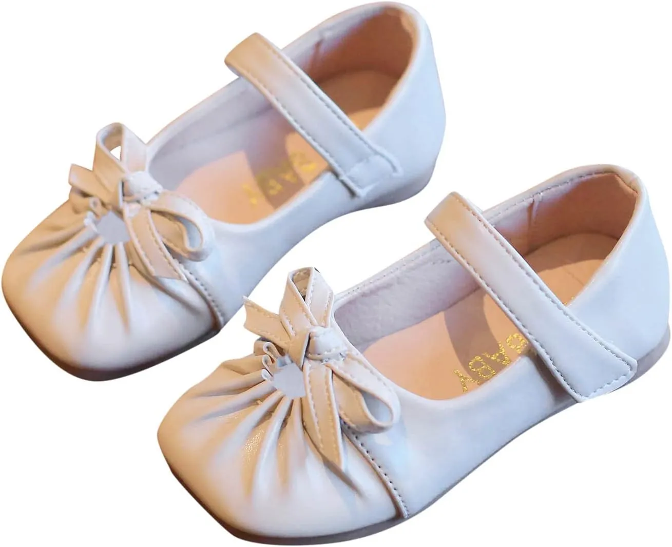 Toddler Sandals Leather Girls Shoes Flats Shoes Toddler Kids Baby Party School 1-6Y Dress Adjustable Slides